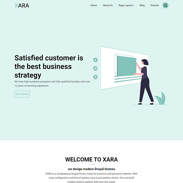 xara drupal theme