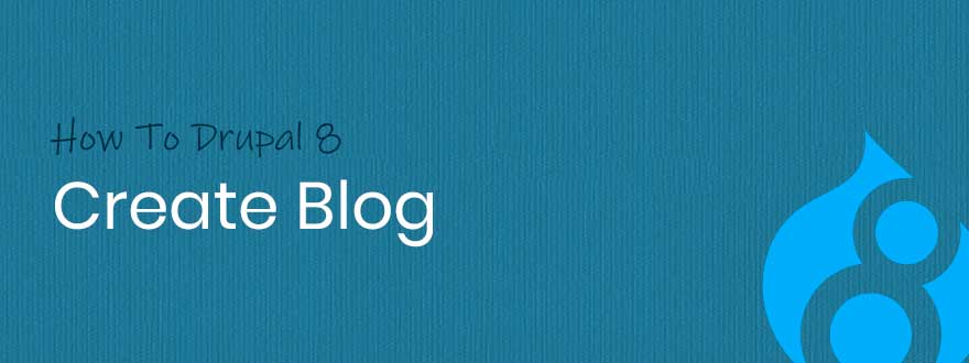 blog in drupal8